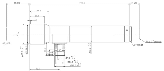 LS-TCL-0661 dimensions (mm)