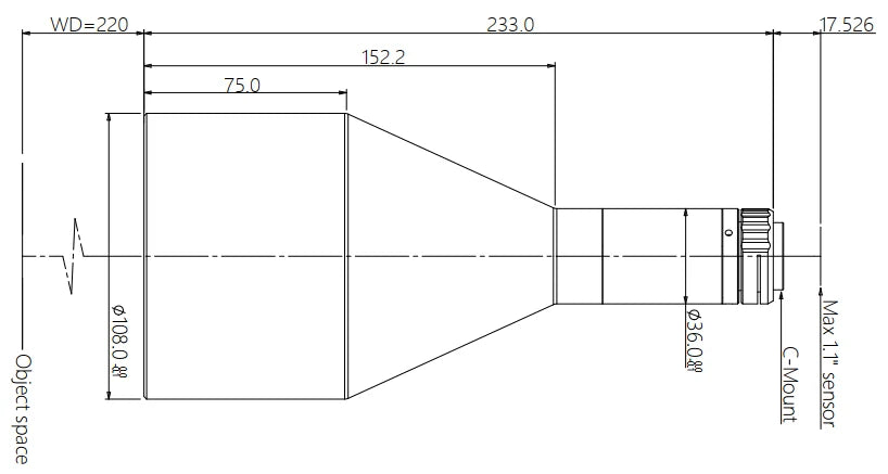 LS-TCL-0641 dimensions (mm)