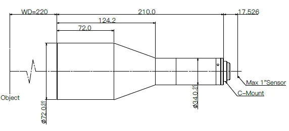 LS-TCL-0643 dimensions (mm)