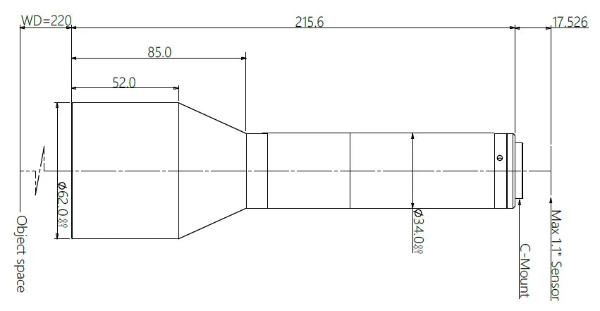 LS-TCL-0648 dimensions (mm)