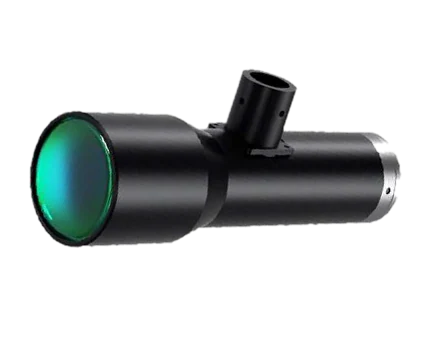 Object-Side Telecentric Lens, 0.8x, 110 mm WD, 1.1", coaxial light port (LS-TCL-0633)