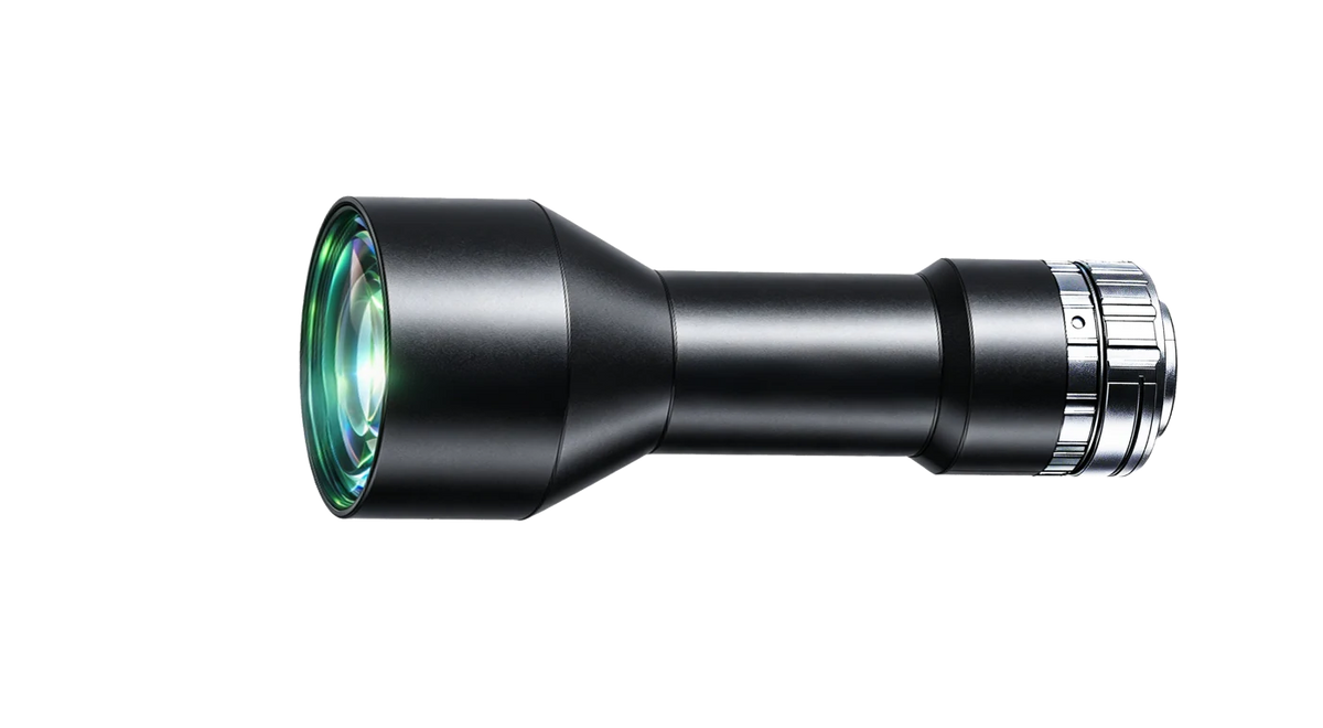 Object-Side Telecentric Lens, 0.36x, 291 mm WD, 1", coaxial light port (LS-KT-036-291)