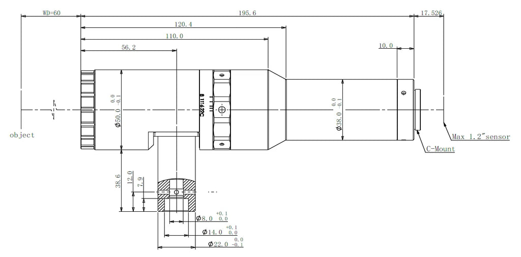 LS-KT-4-60C-G dimensions (mm)