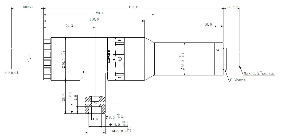 LS-KT-4-60C-G dimensions (mm)