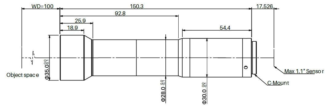 LS-TCL-0642 dimensions (mm)