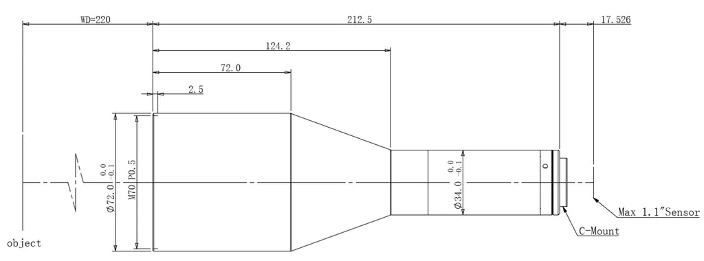 LS-KT-0345-220-V4 dimensions (mm)