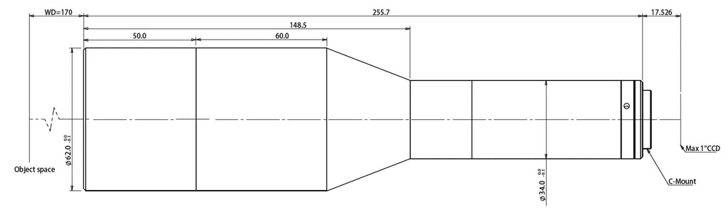 LS-TCL-0597 dimensions (mm)