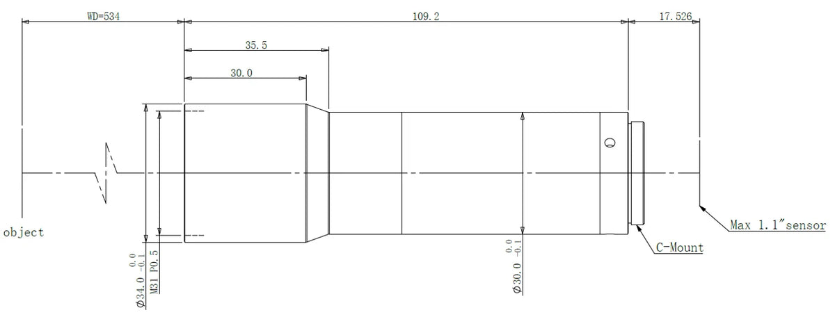 LS-TCL-0572 dimensions (mm)