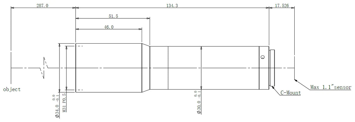 LS-TCL-0579 dimensions (mm)