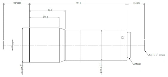 LS-TCL-0594 dimensions (mm)