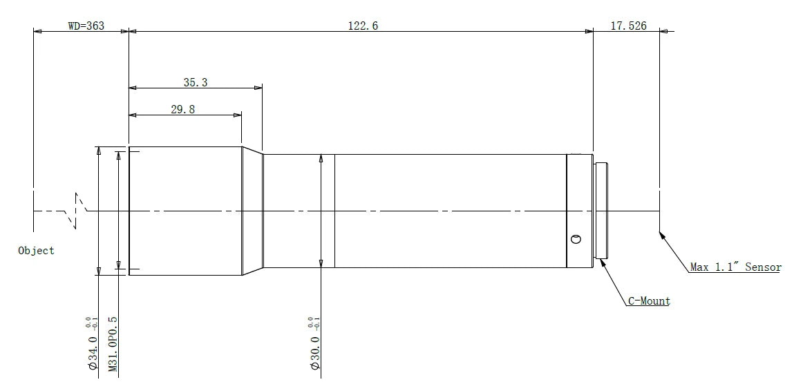 LS-TCL-0578 dimensions (mm)
