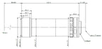 LS-KS-02-604 dimensions (mm)