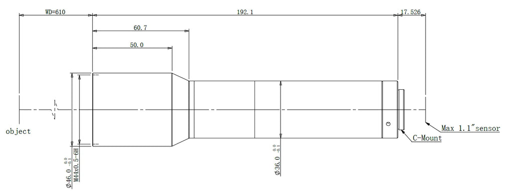 LS-TCL-0593 dimensions (mm)