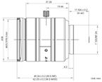 LS-FFL-1413 dimensions (mm)