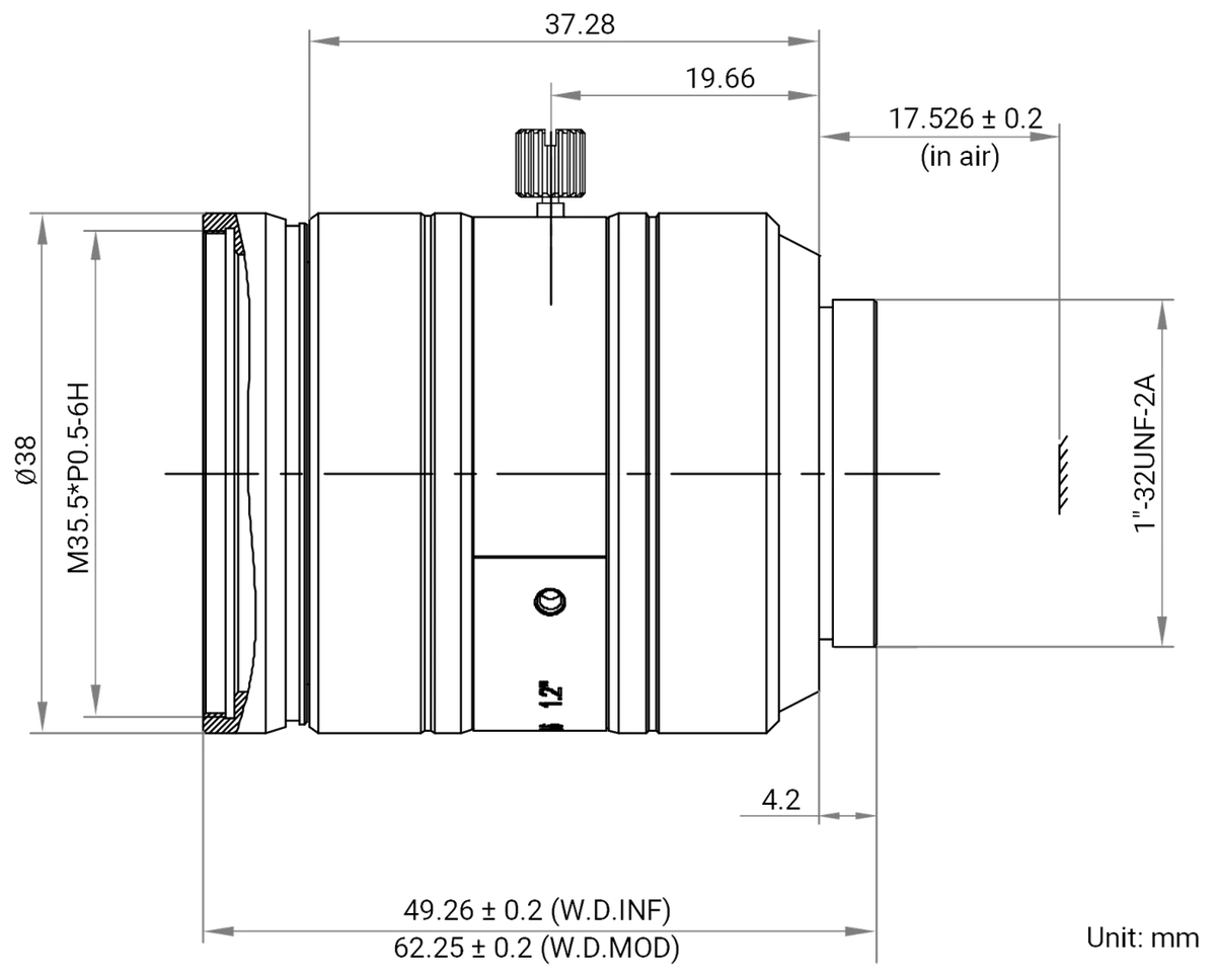 LS-FFL-1413 dimensions (mm)