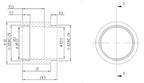 LS-LXR-0300 dimensions (mm)