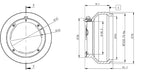 LS-LXR-0304 dimensions (mm)