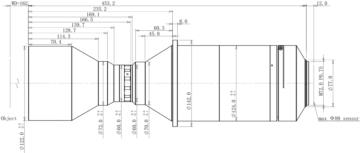 LS-TCL-0691 dimensions (mm)