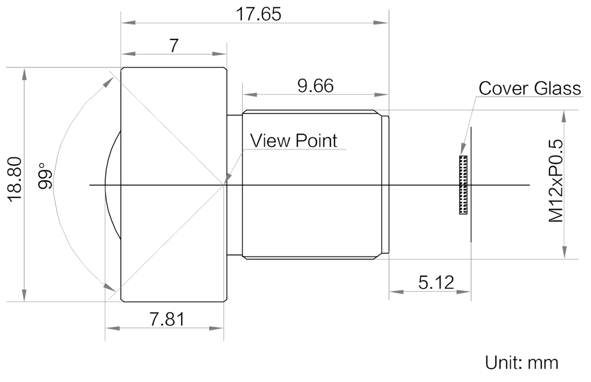 LS-MBL-0110 dimensions (mm)