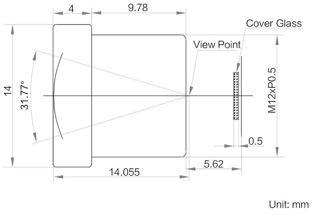 LS-MBL-0114 dimensions (mm)