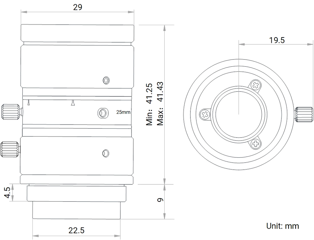 LS-FFL-1366 dimensions (mm)