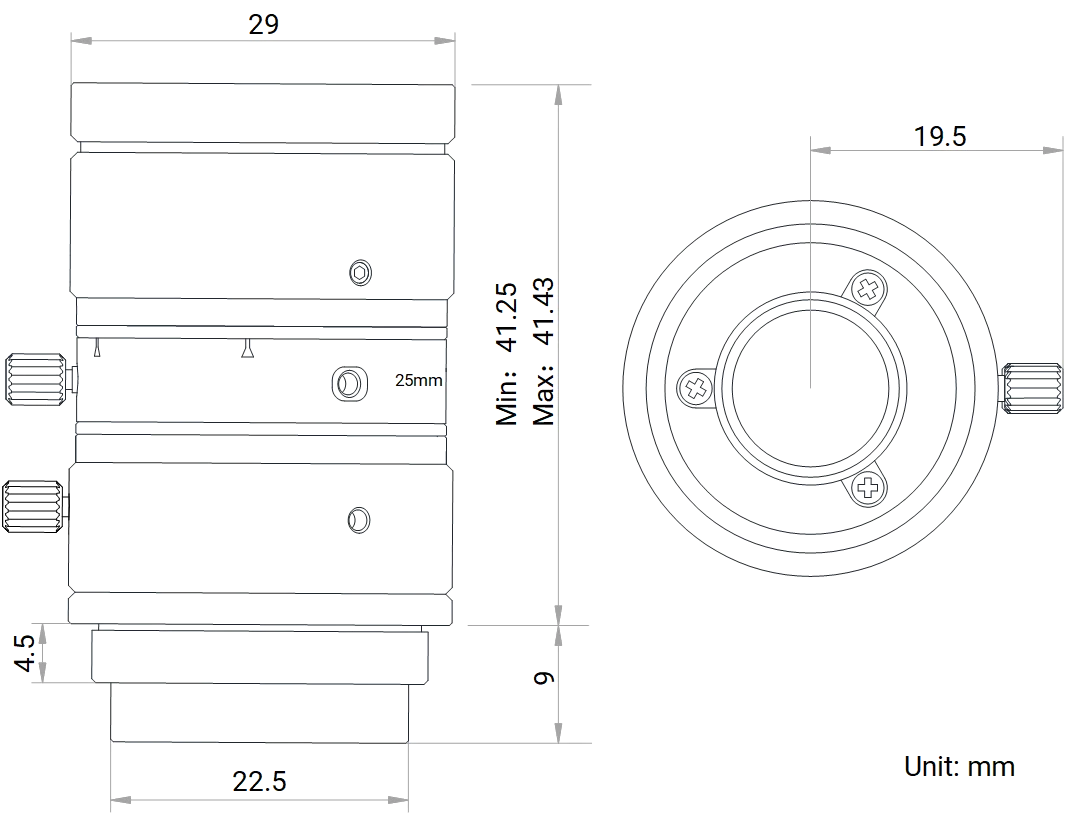 LS-FFL-1366 dimensions (mm)