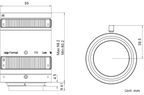 LS-FFL-1422 dimensions (mm)