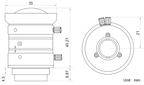 LS-MF0828M-8MP dimensions (mm)