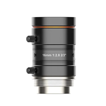 16 mm, F2.8, 2/3", 8 MP lens, C-mount, size Ø28.5 mm × 39.33 mm