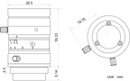 LS-FFL-1468 dimensions (mm)