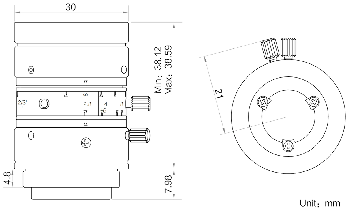 LS-FFL-1469 dimensions (mm)