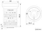 LS-FFL-1528 dimensions (mm)