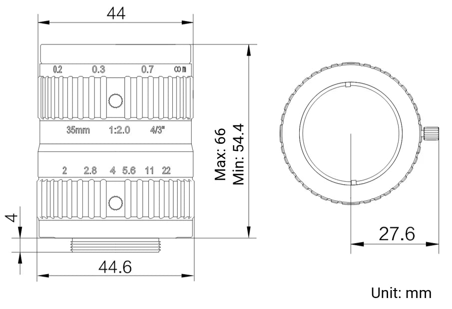 LS-FFL-1529 dimensions (mm)
