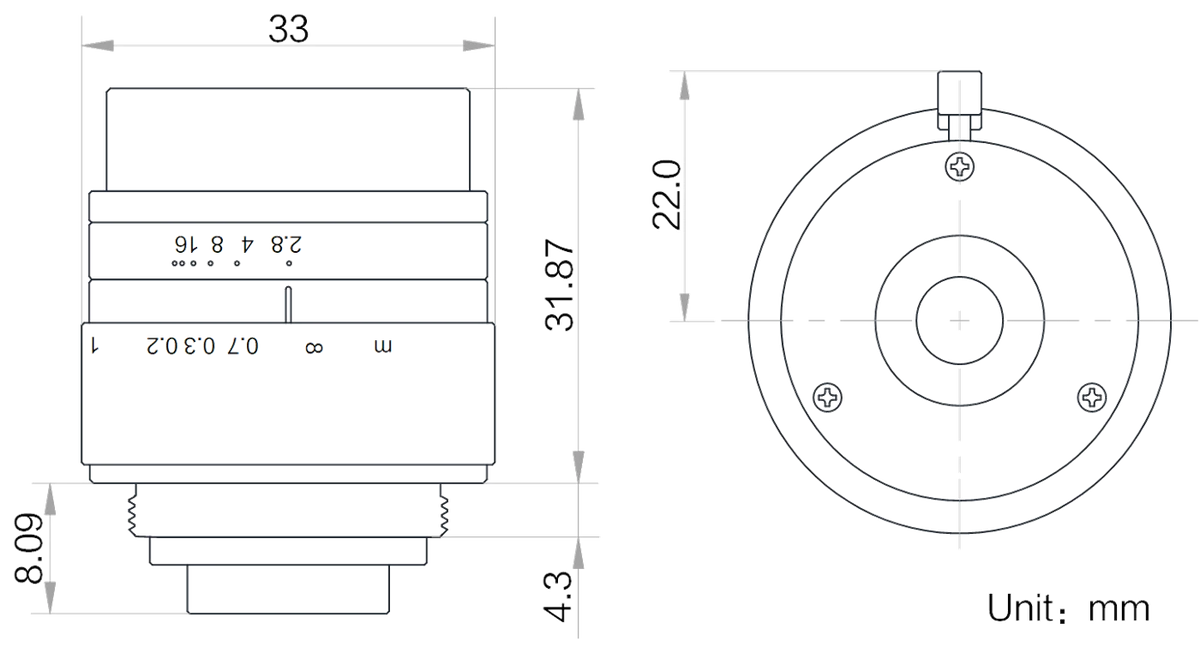 LS-FFL-1356 dimensions (mm)