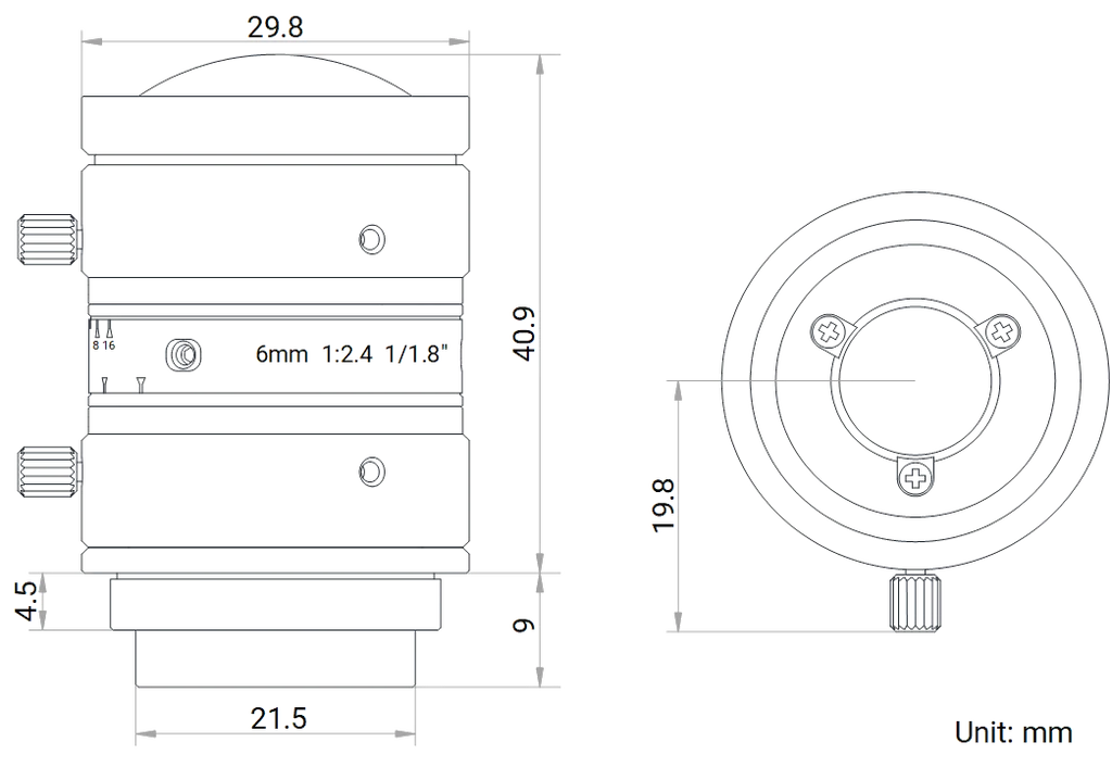 LS-FFL-1362 dimensions (mm)