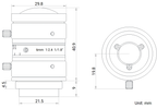 LS-FFL-1362 dimensions (mm)
