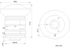 LS-FFL-1394 dimensions (mm)