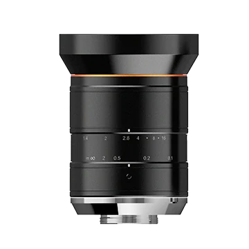 8 mm, F1.4, 1.1", 12 MP lens, C-mount