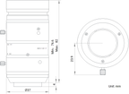 LS-KF2528M-12MPE dimensions (mm)