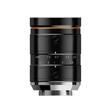 50 mm, F2.8, 1.1", 12 MP lens, C-mount, size Ø38 mm × 53.9 mm