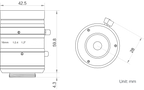 LS-FFL-1405 dimensions (mm)