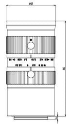 LS-AF3528M-M42 dimensions (mm)