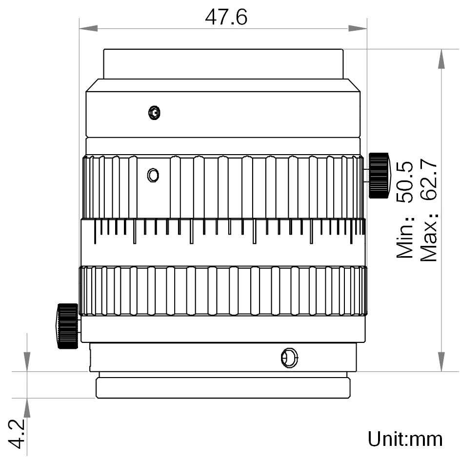 LS-AF4028M-M42 dimensions (mm)
