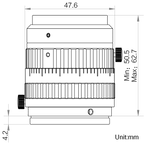 LS-AF4028M-M42 dimensions (mm)