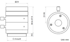 LS-MF1224M-5MPE dimensions (mm)