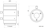 LS-FFL-1499 dimensions (mm)