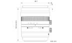 LS-AF2840M-M42 dimensions (mm)