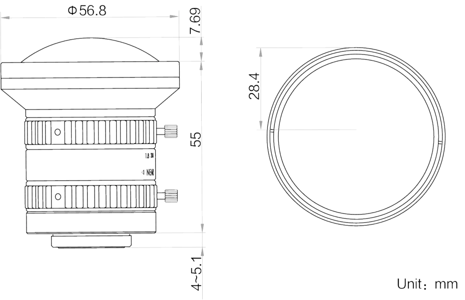 LS-FFL-1385 dimensions (mm)
