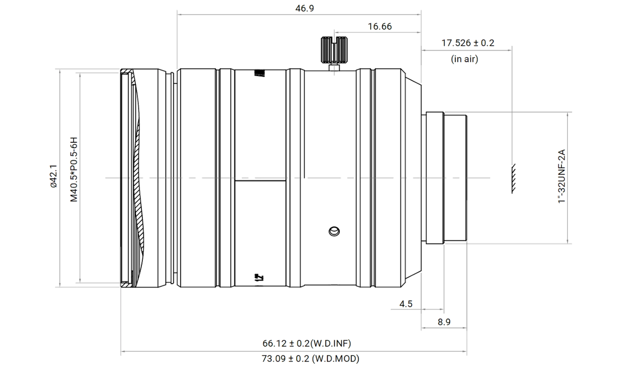 LS-FFL-1411 dimensions (mm)