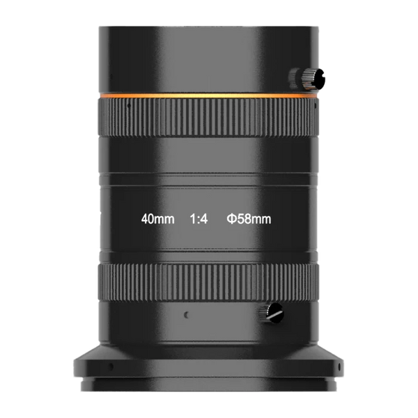 40 mm, F4.0, Image Size φ64 mm, Recommended Magnification 0.05-0.21x, M72-mount